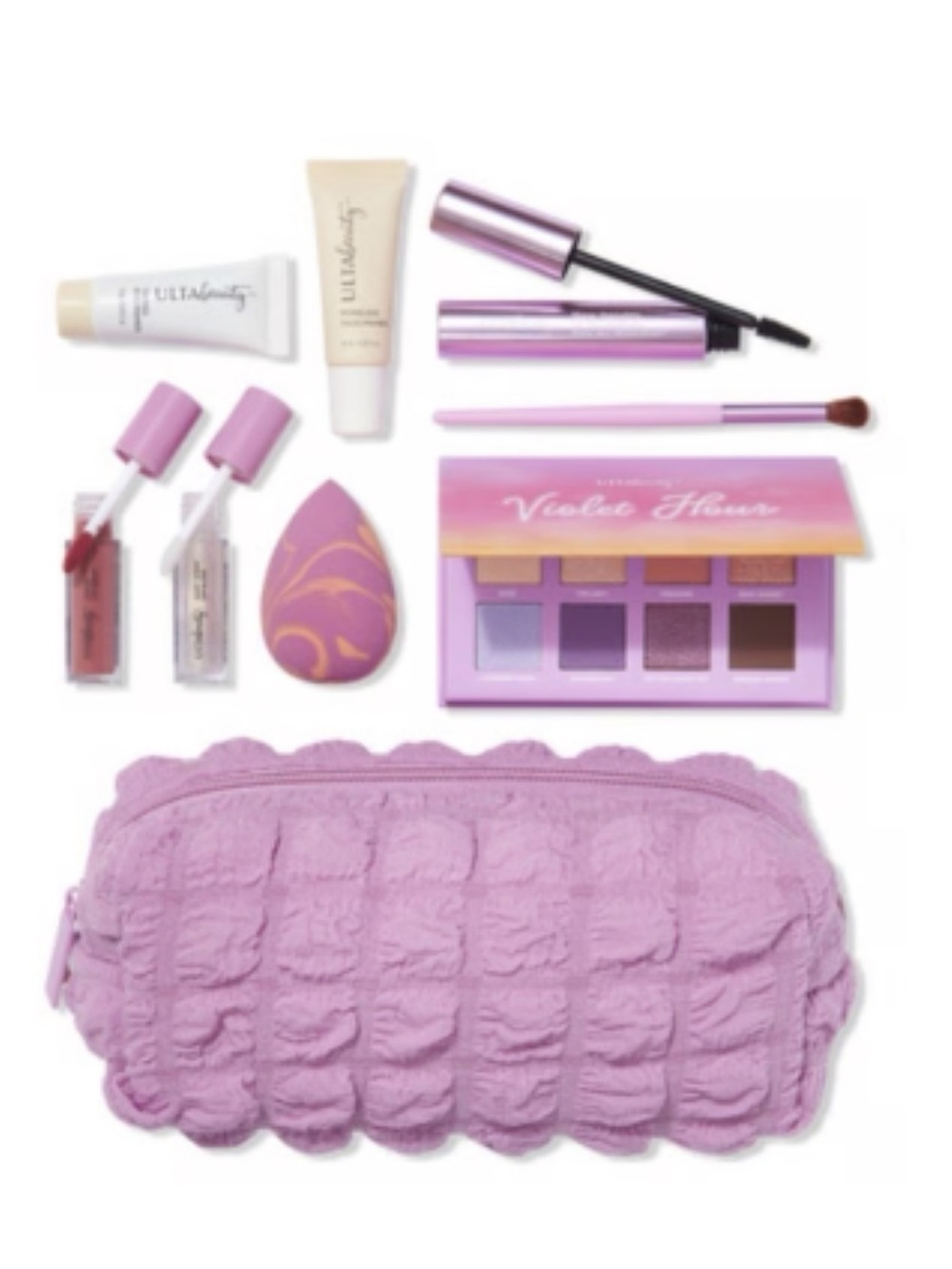 NWT Ulta Beauty Violet Hour 9 piece Cosmetics Set